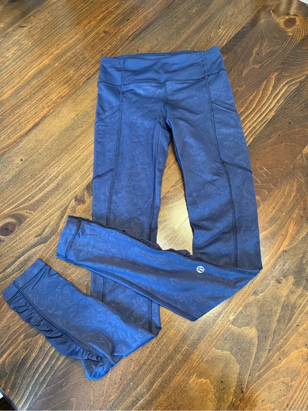 lululemon athletica Navy Athletic Leggings